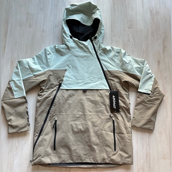 Spyder Other - NWT Men’s Spyder All Out Anorak in Wintergreen